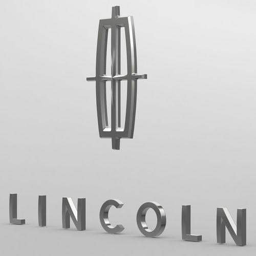 Lincoln Logo - lincoln logo 3D