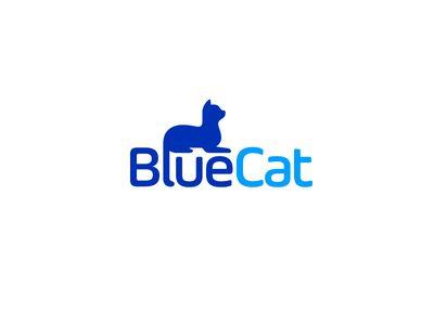 Blue Cat Logo LogoDix