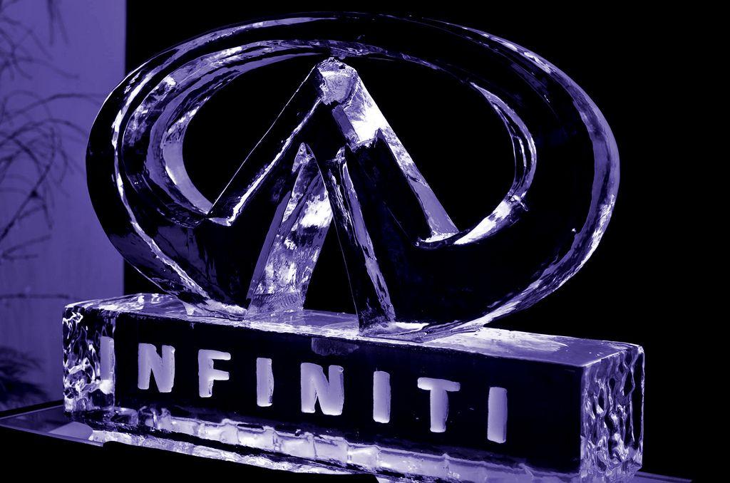 Infiniti Logo - Infiniti Logo Ice Sculpture. Purple Infinit Logo Ice Sculpt