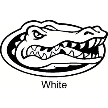 Black and White Gator Logo - Florida Gators Logo Car Window Vinyl Decal Sticker 6