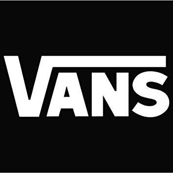 Vans Logo - Amazon.com: Vans Logo Vinyl Sticker Decal Decal-White-6 Inch: Automotive