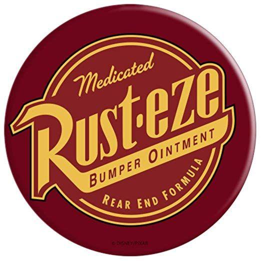 Rust-eze Logo - Disney Pixar Cars Rusteze Logo