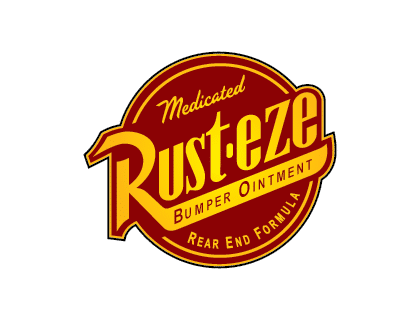 Rust-eze Logo - Pixar Cars