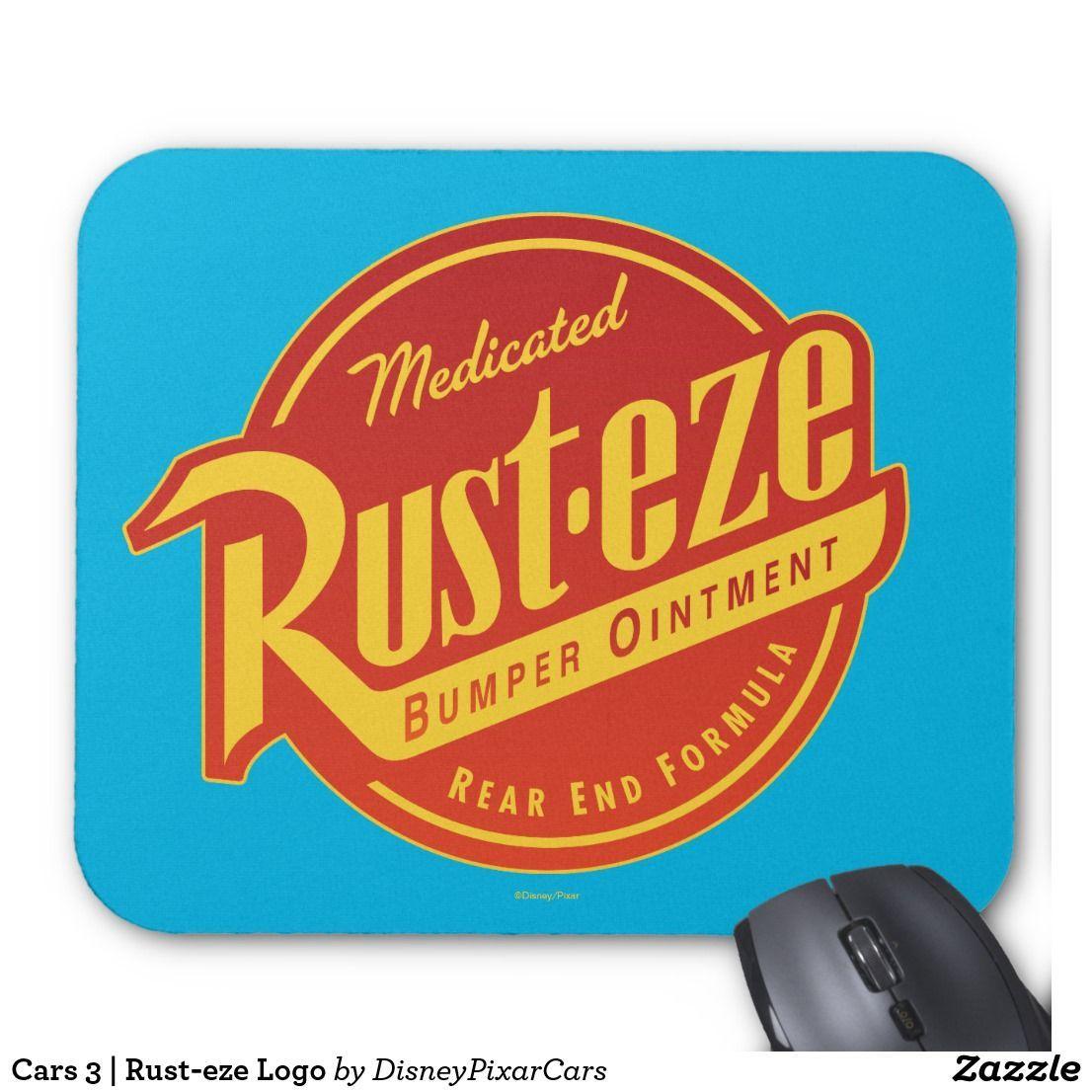 Rust-eze Logo - Cars 3. Rust Eze Logo Mouse Pad. Zazzle.com. Disney Cars 3