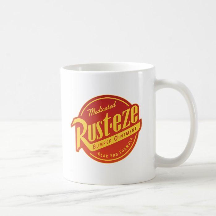 Rust-eze Logo - Cars 3. Rust Eze Logo Coffee Mug