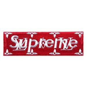 Hypbeast Logo - Supreme Embroidered Fashion Hypebeast Logo Iron on Patch | eBay