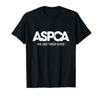 ASPCA Logo - ASPCA We Are Their Voice Logo T Shirt: Clothing