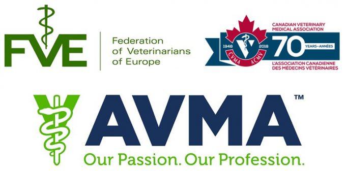 American Veterinary Medical Association Logo - Joint statement outlines steps veterinarians in N. America, Europe