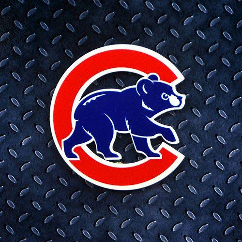 Chicago Cubs Logo - Chicago Cubs Walking Bear Logo Steel Magnet