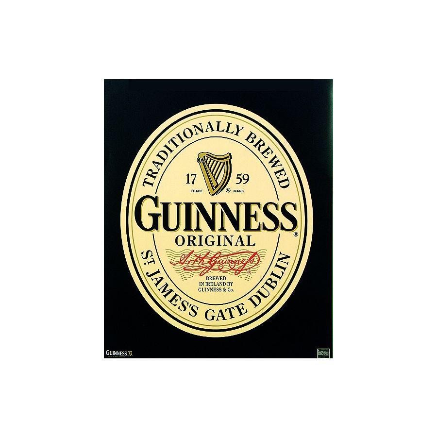 Guinness Logo - Guinness Logo Poster Posters buy now in the shop Close Up GmbH