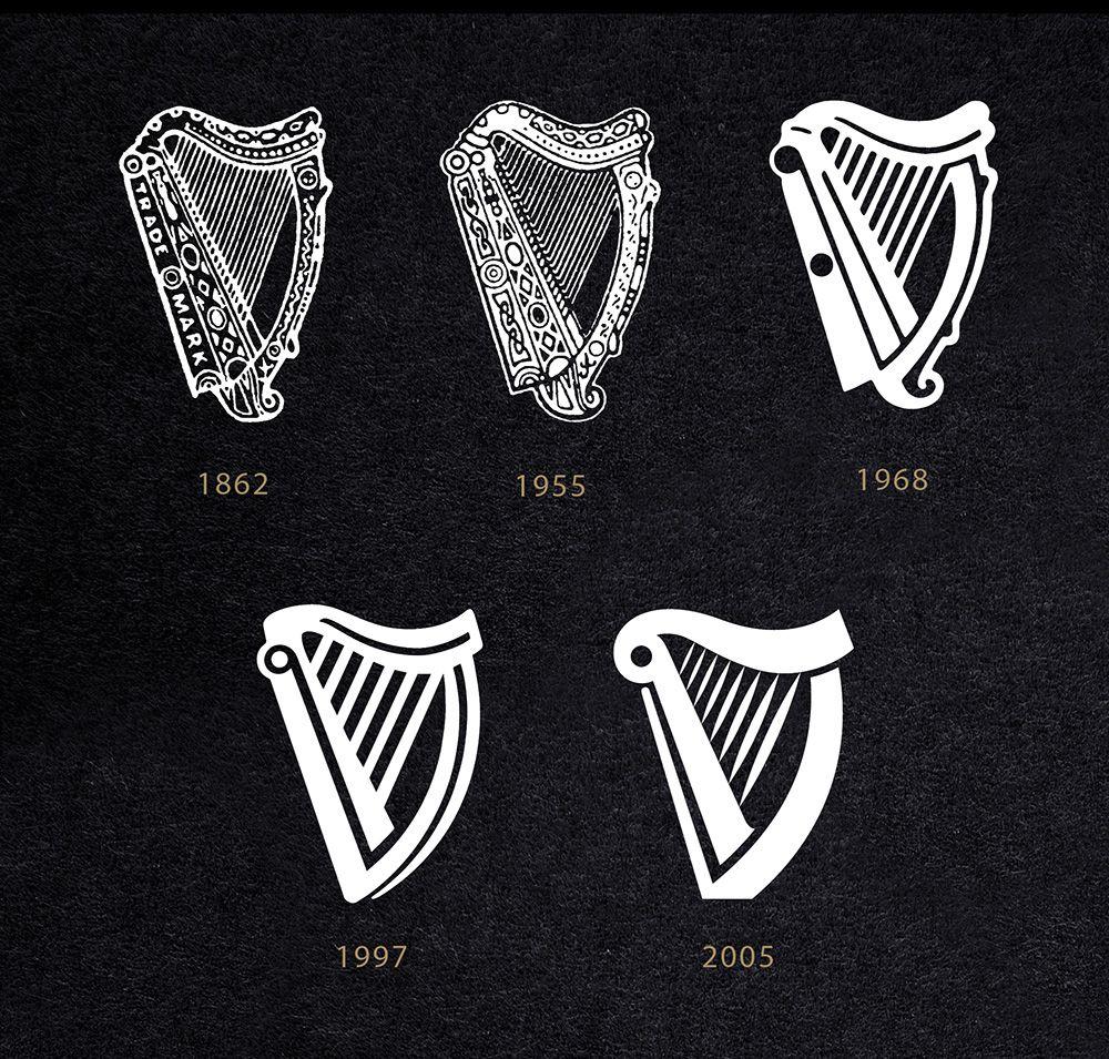 Harp Beer Logo - Brand New: New Logo for Guinness by Design Bridge