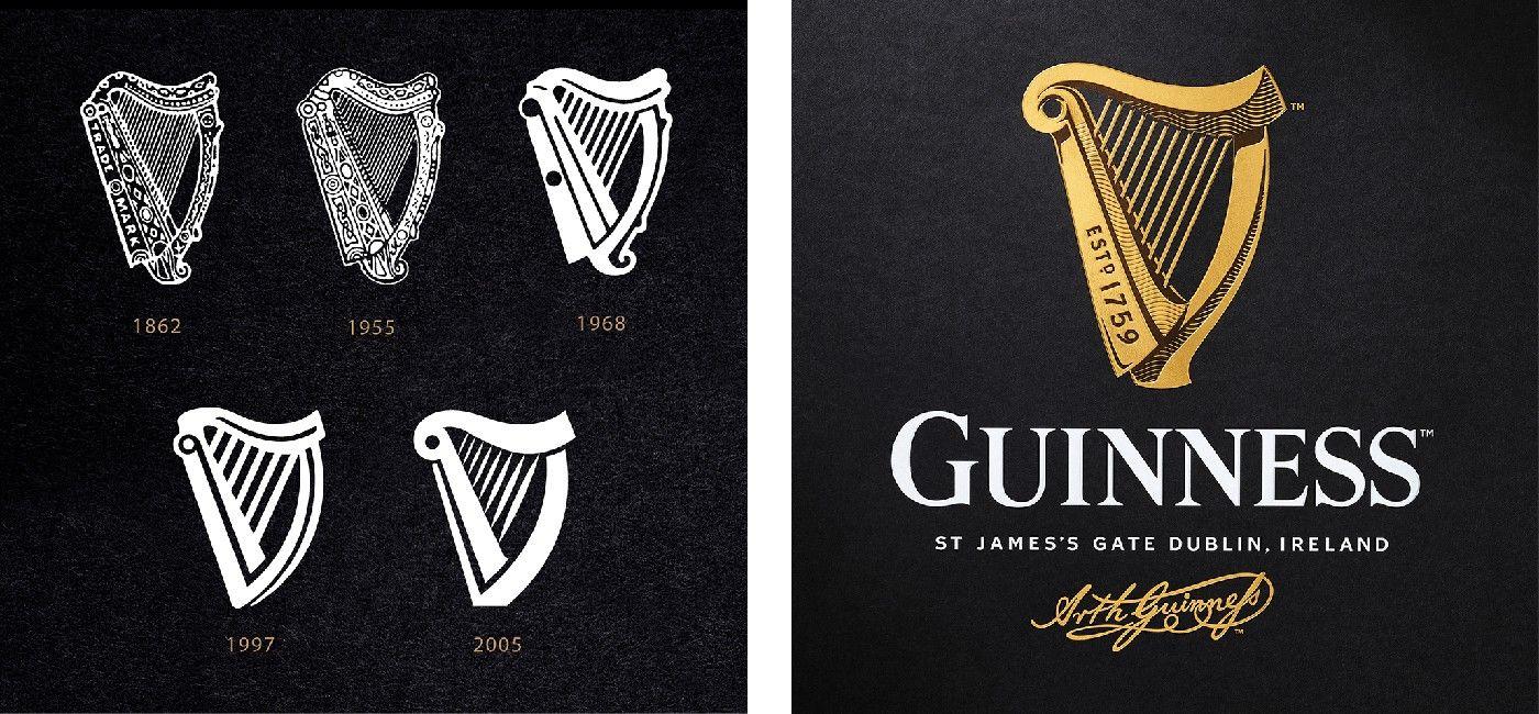 Guinness Logo - The Harmony of the Guinness Redesign