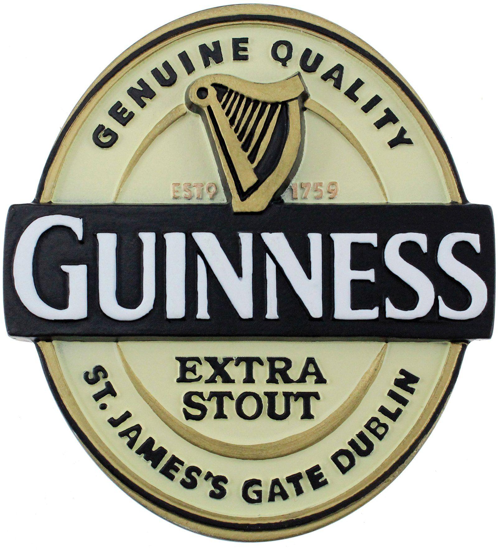 Guinness Logo - Guinness Logo Refrigerator Magnet. Guinness Giftware in 2019