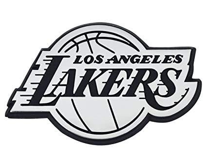 Los Angeles Lakers Logo - Fanmats NBA Angeles Lakers Emblem, 2.5 x 4