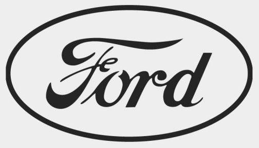 Vintage Ford Logo - In the Ford logo made a complete change over to a very