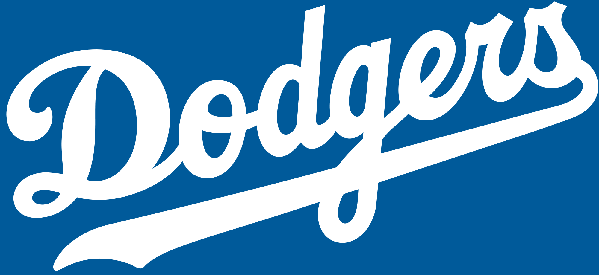 Los Angeles Dodgers Logo - Los Angeles Dodgers Script Logo.svg