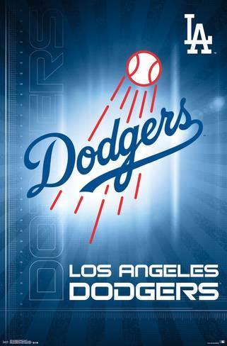 Los Angeles Dodgers Logo - Los Angeles Dodgers- Logo 2016 Posters at AllPosters.com