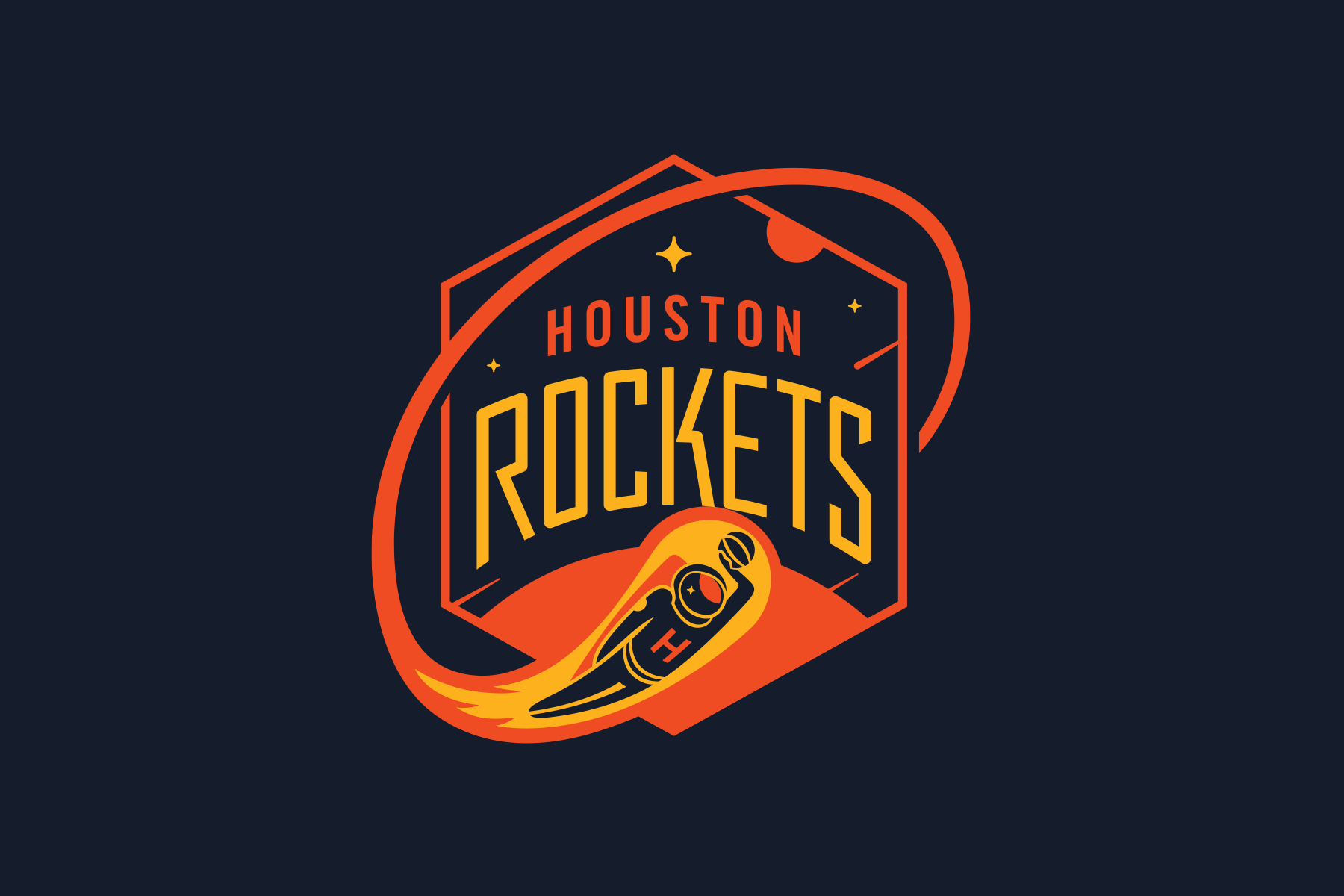 Cool NBA Logo - Michael Weinstein NBA Logo Redesigns: Houston Rockets