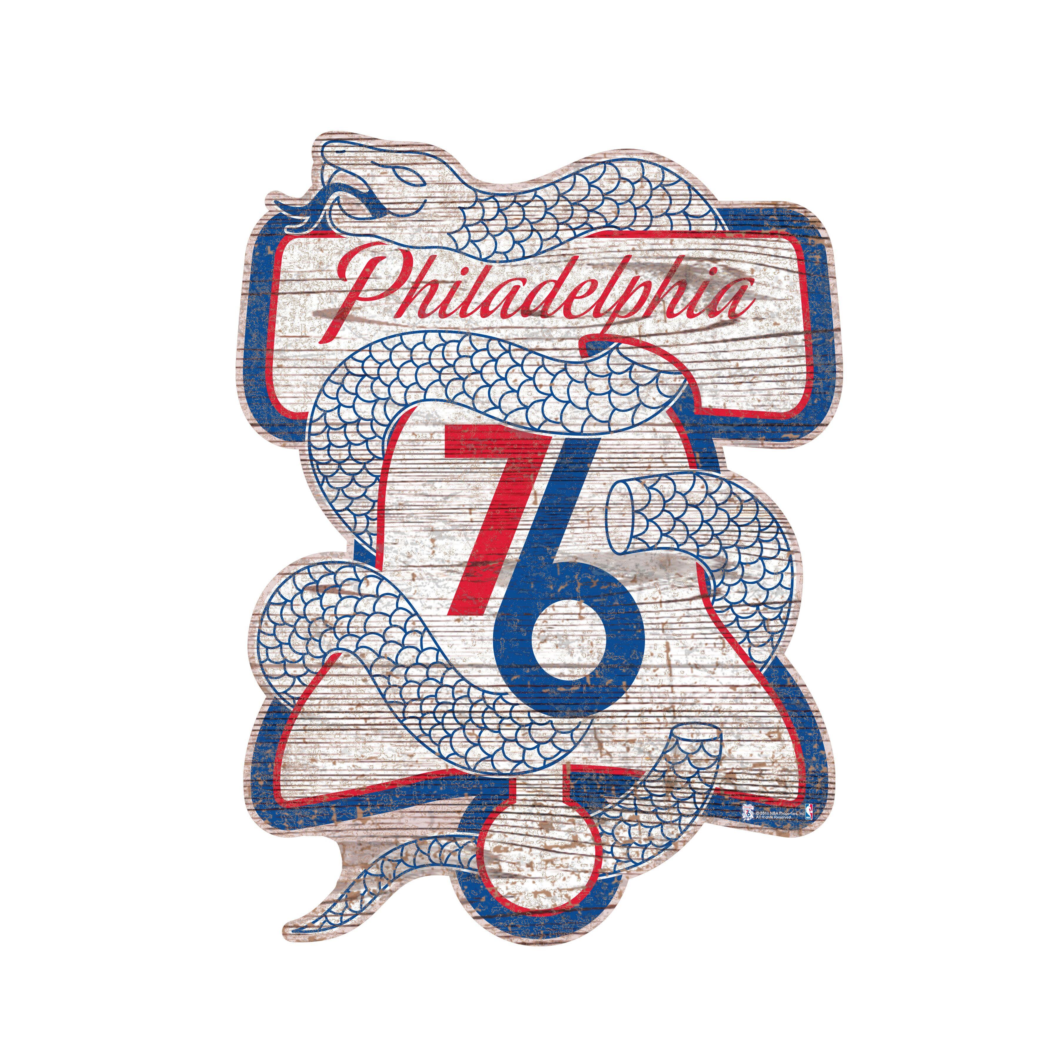 Philadelphia 76ers Logo - Philadelphia 76ers 2018 NBA Playoffs On Court Logo Wood Sign by Fan ...