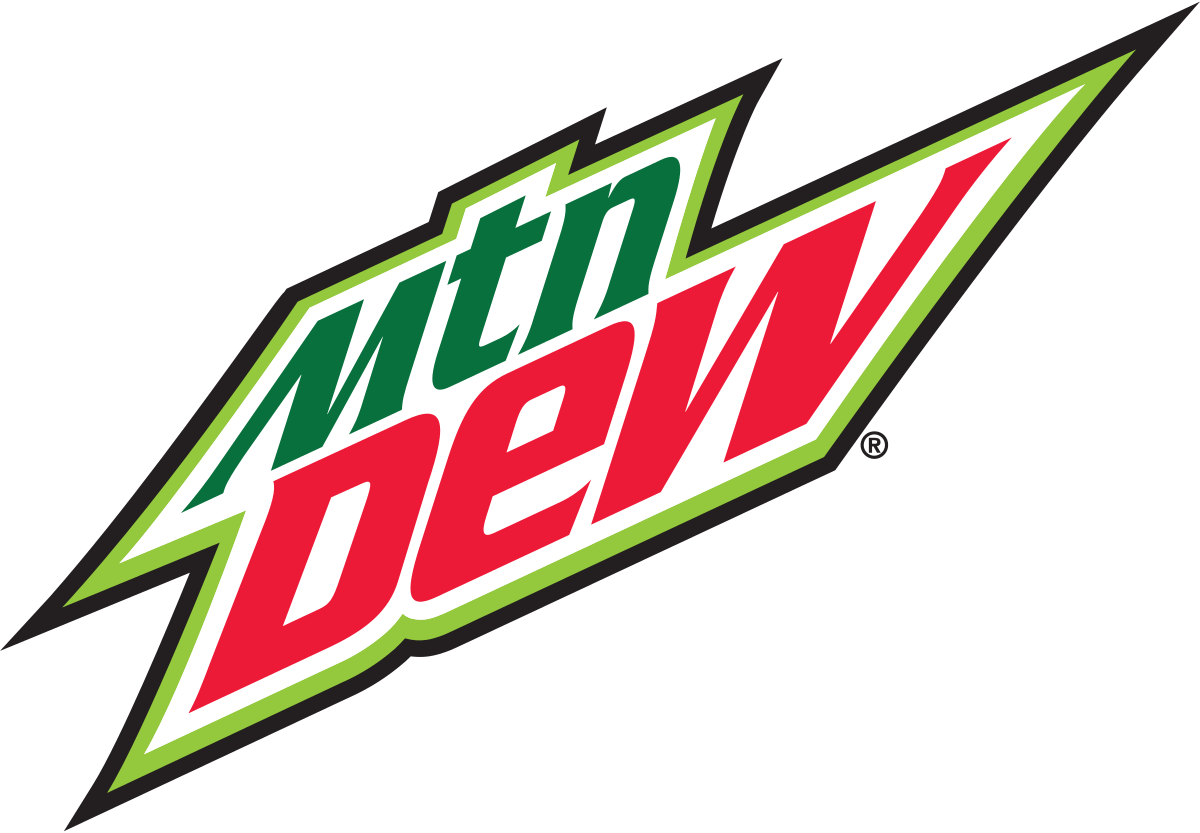 Black Mtn Dew Logo - Mountain Dew