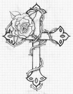 Guns and Roses Coloring Pages Logo - Guns And Roses. Flowers. Tattoos, Tattoo designs