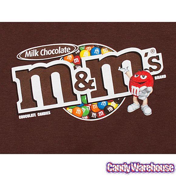 M&M's Logo - M&M's Candy Distressed Logo T-Shirts - Milk Chocolate - Youth ...