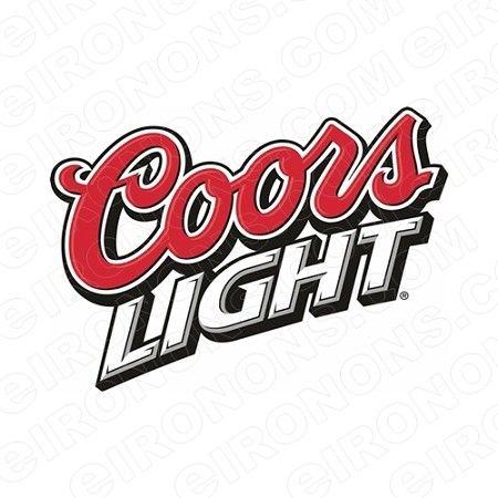 Coors Logo - COORS LIGHT LOGO ALCOHOL T SHIRT IRON ON TRANSFER DECAL #ACL2. YOUR