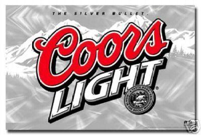 Coors Logo - Coors Light Logo Poster the Silver Bullet Rare 24x36: Amazon.co.uk ...