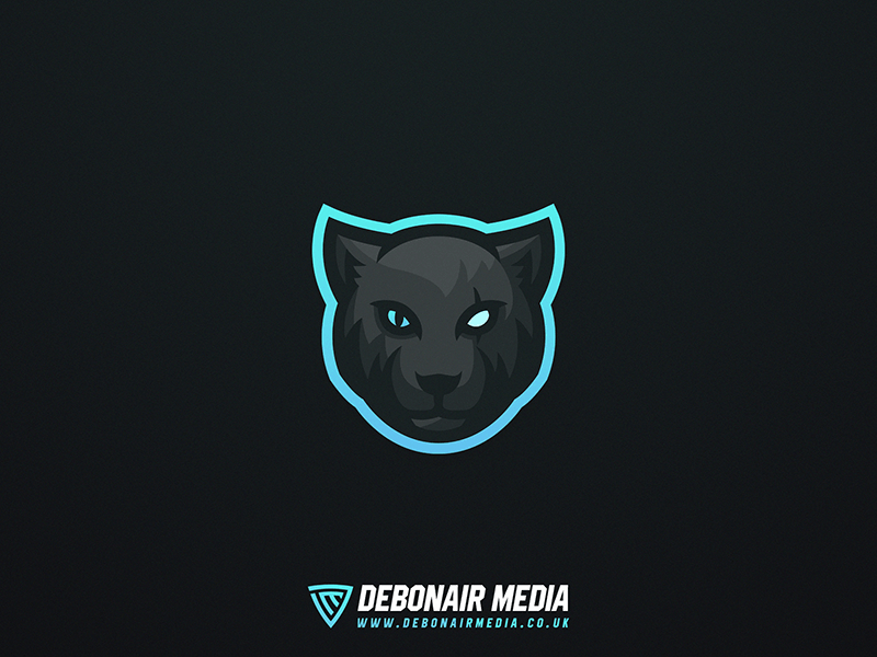 Cute Panther Logo - Panther Mascot Logo by Debonair Media | Dribbble | Dribbble