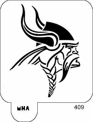 Black and White Vikings Logo - Minnesota Vikings Logo Stencil | Vikings Logo Stencil | Pumpkin ...