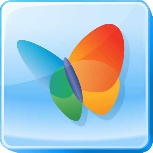 MSN Logo - Butterfly, hotmail, live, logo, microsoft, msn, square icon
