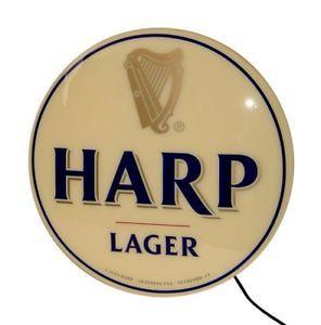 Harp Lager Logo - Harp Lager Irish Beer Single Sided 20