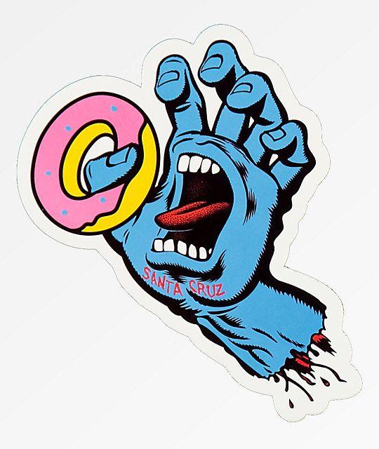 Odd Future Logo - Odd Future x Santa Cruz Screaming Donut Sticker | Zumiez