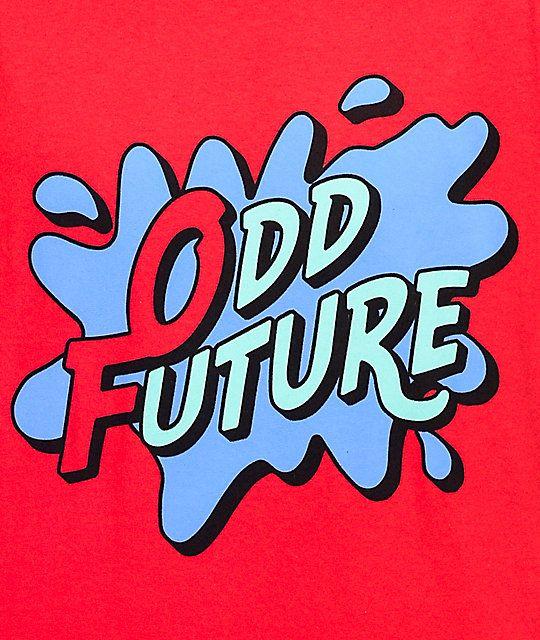 Odd Future Logo - Odd Future Splash Logo Red T-Shirt | Zumiez