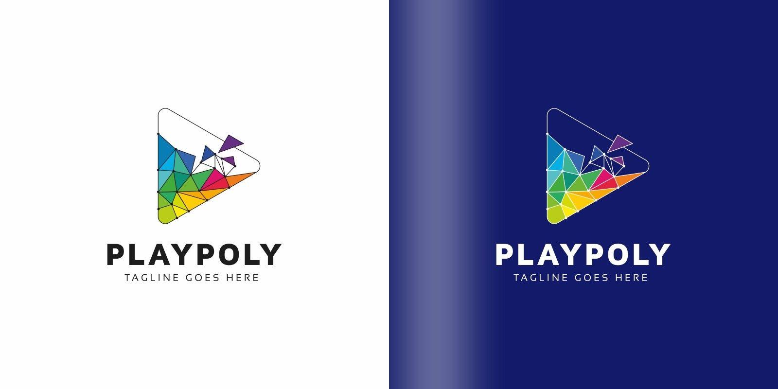 Colorful Logo - Play Polygon Colorful Logo