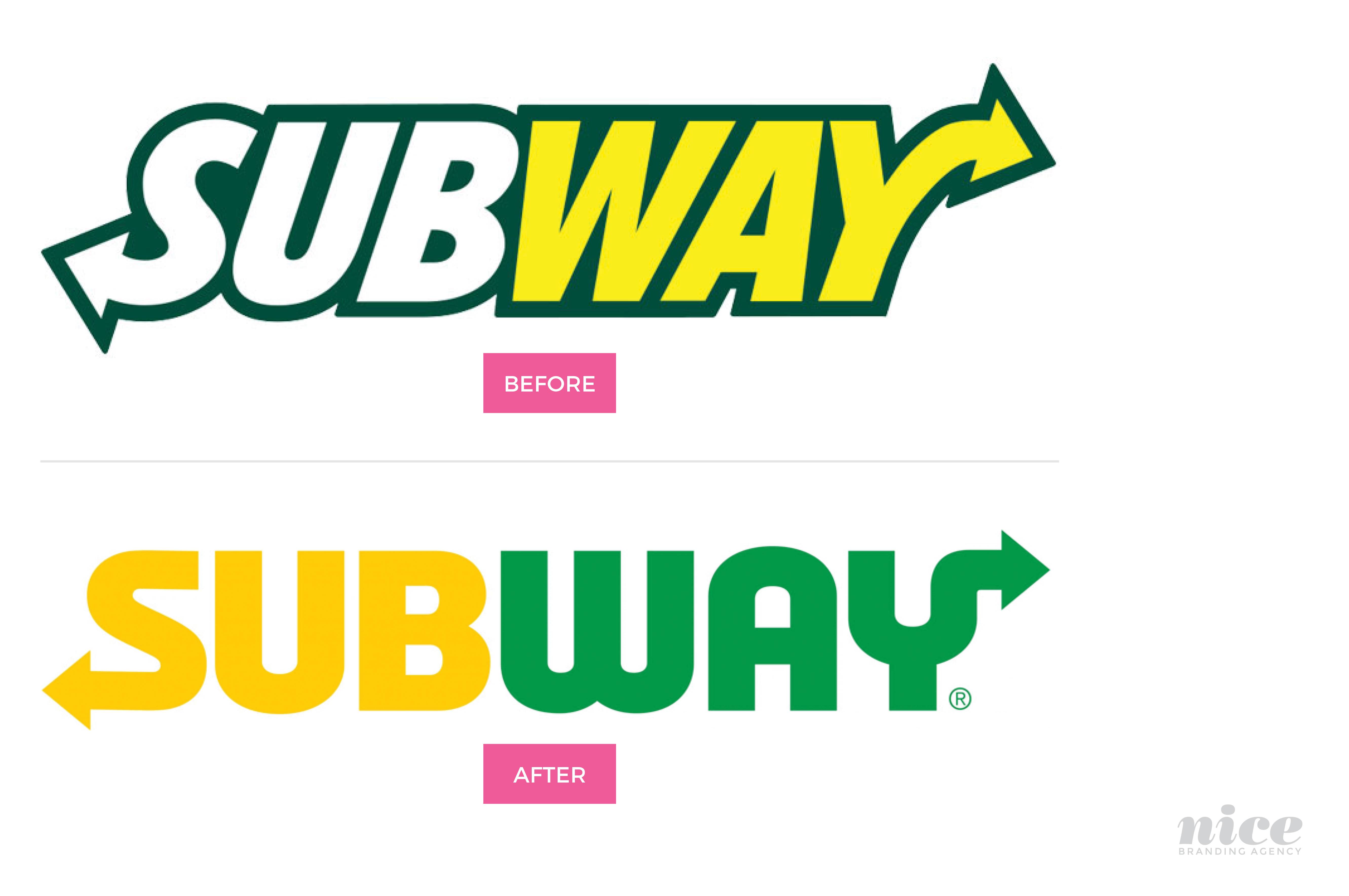 Subway Logo - Rolling Out the Subway Logo Refresh - Nice Branding Agency