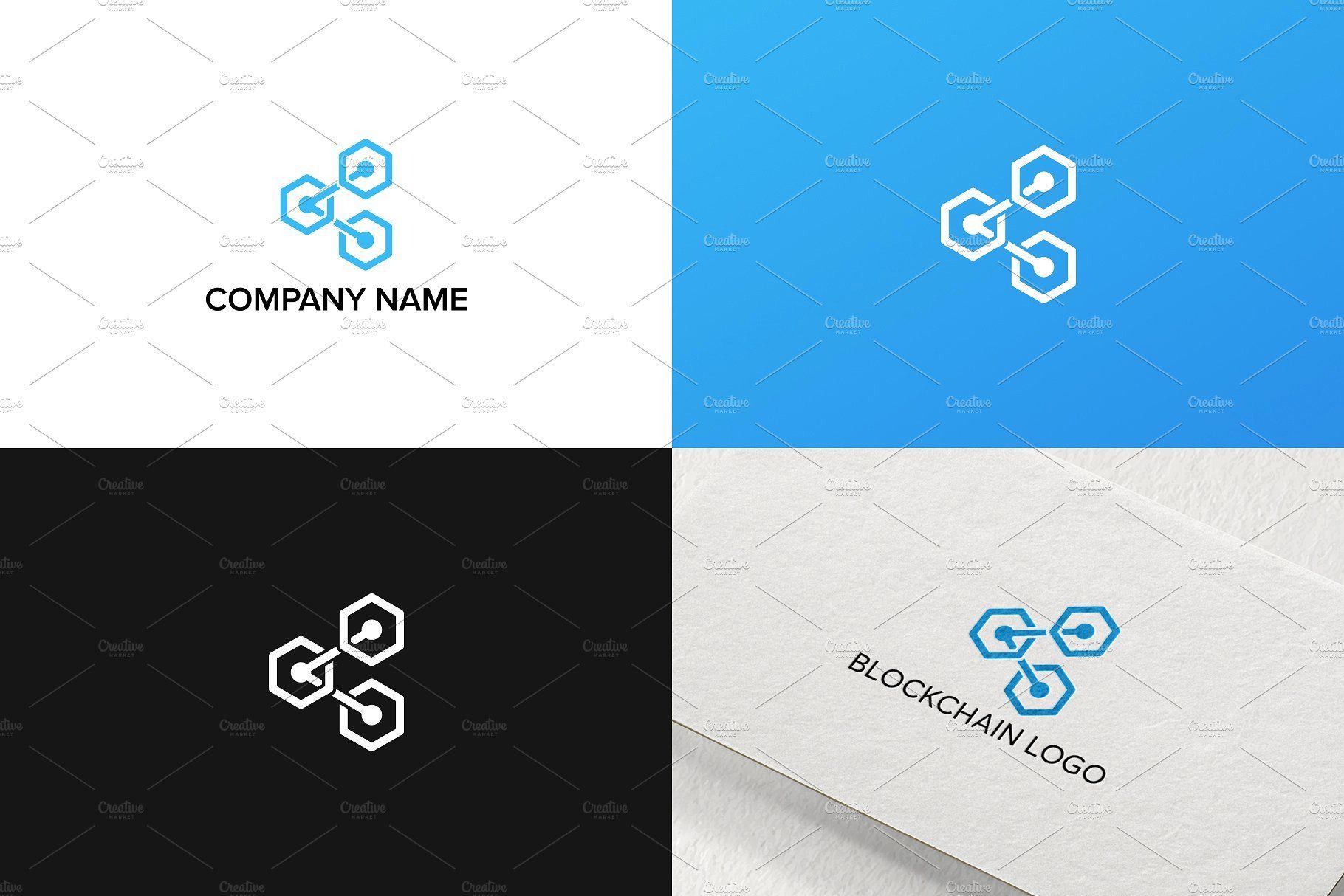 Blockchain Logo - Blockchain logo design