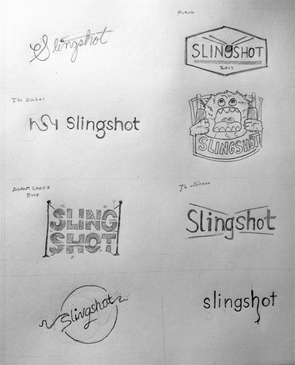 Slingshot Logo - Slingshot Logo Sketches | David Stidfole Design | Specializing in ...