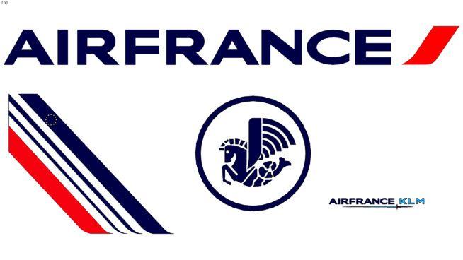 Air France Logo - Air France logo | 3D Warehouse