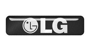 LG Logo - LG 2x0.5 Chrome Domed Case Badge / Sticker Logo