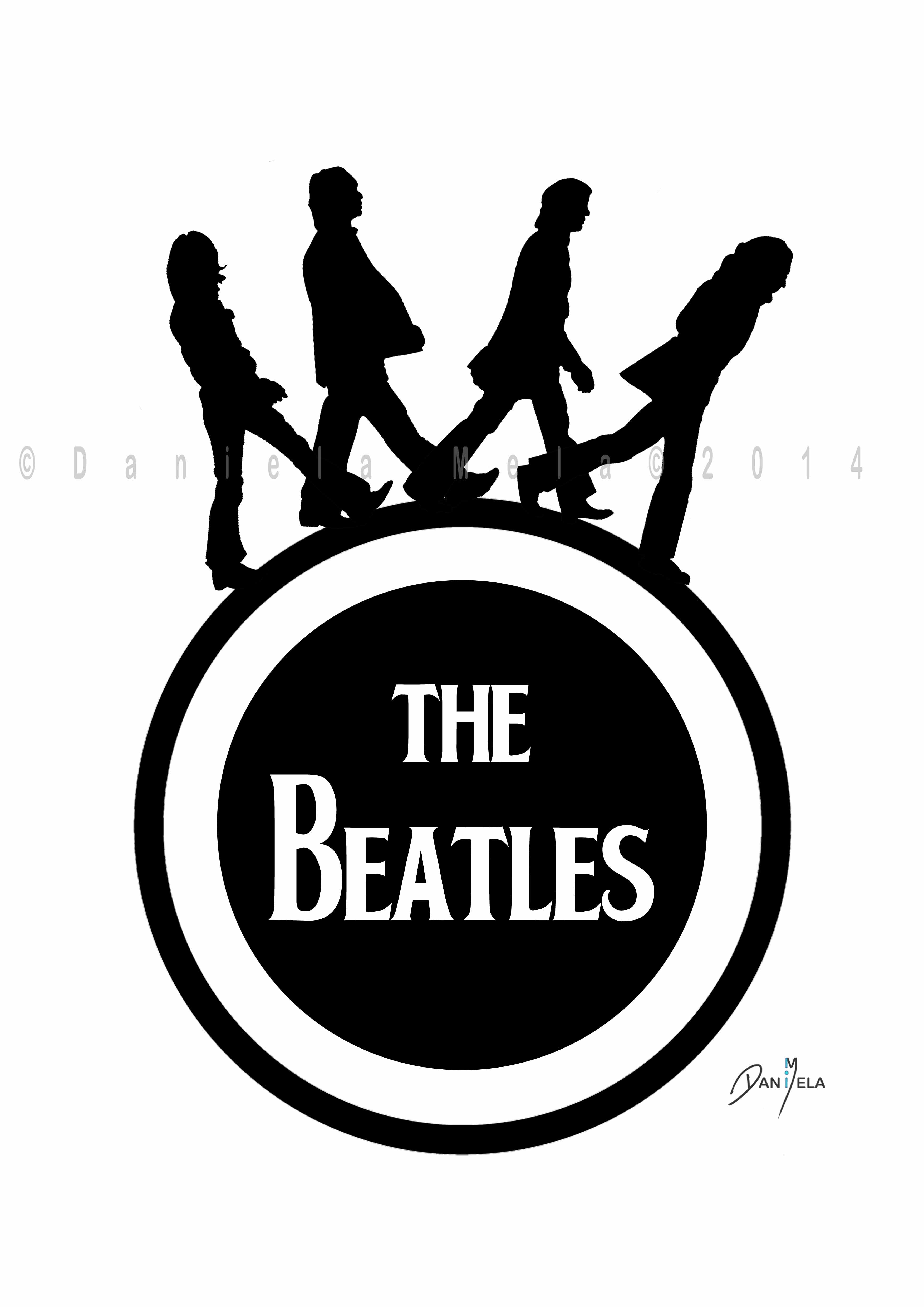 The Beatles Logo - Logo test: “The Beatles” – Daniela Mela