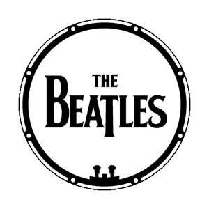 The Beatles Logo - Amazon.com: The Beatles - Drum Head Logo -- Button: Clothing