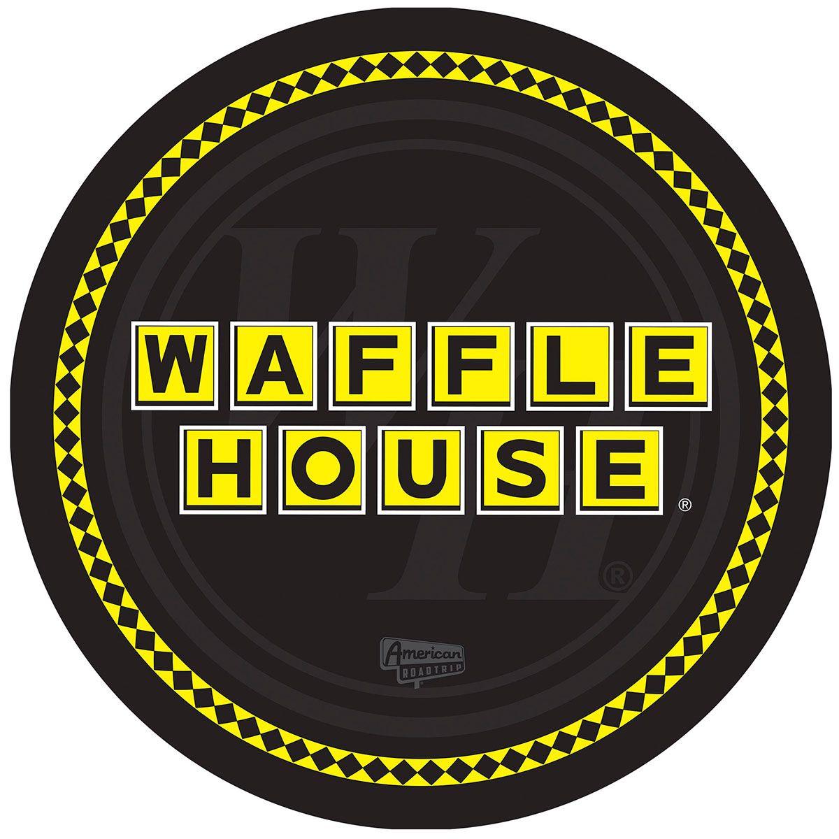 Waffle House Logo - Waffle House Watermark Bar Stool at Retro Planet