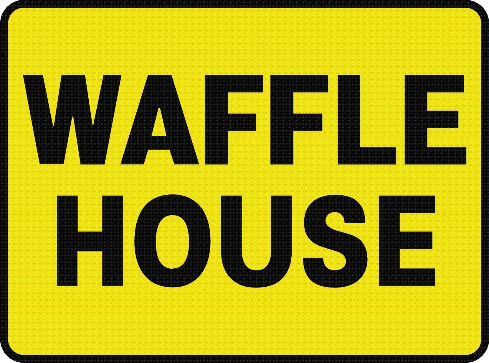 Waffle House Logo - Waffle House Large Checkered Framed Logo Mirror