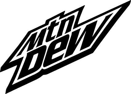 Black Mtn Dew Logo - Amazon.com: Mountain Dew Logo 7