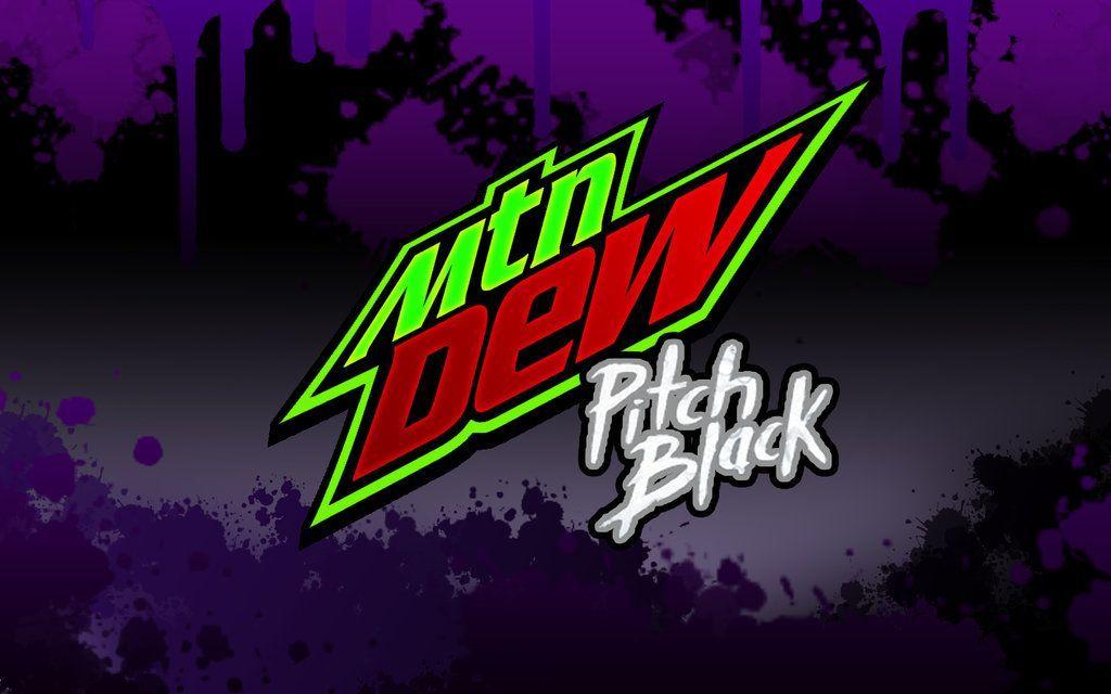 Black Mtn Dew Logo - MTN DEW PITCH BLACK WALLPAPER by chainyk | Dew the Mountain Dew ...