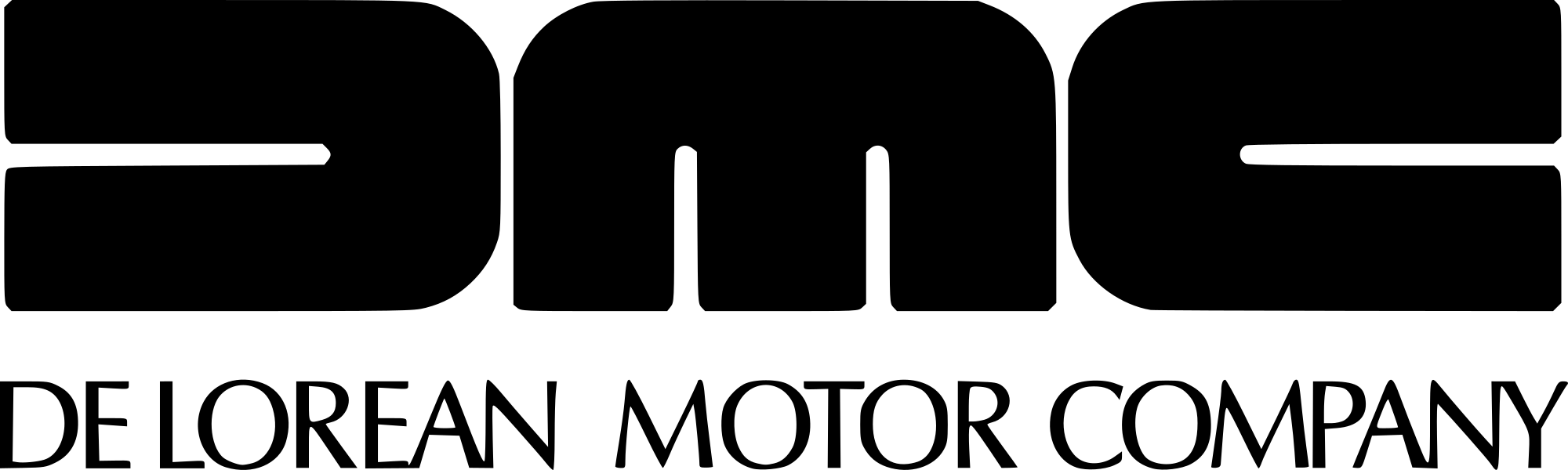 DeLorean Logo - DeLorean Motor Company logo.svg
