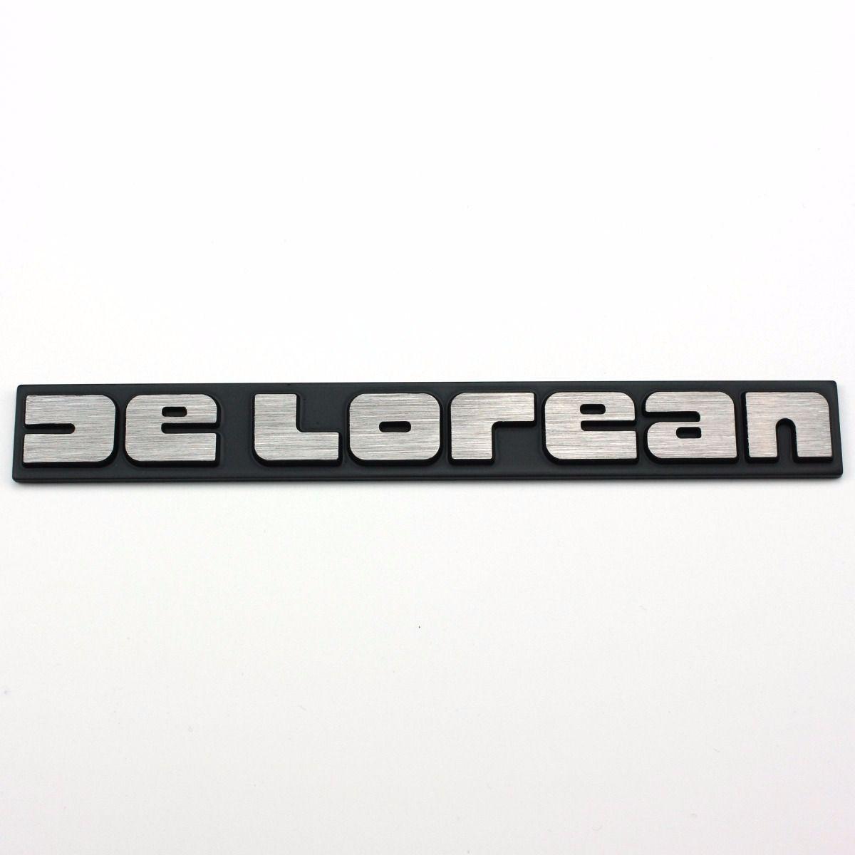 DeLorean Logo - Hood Emblem / Bonnet Badge Parts Europe