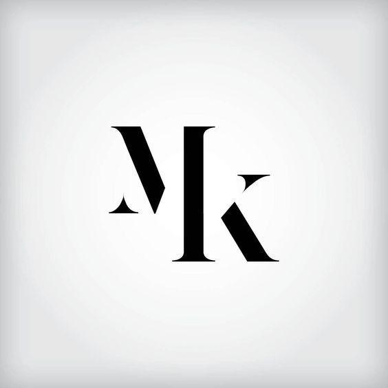 MK Logo - MK Monogram:. Logo and Branding Identity. Logo design, Branding, Logos