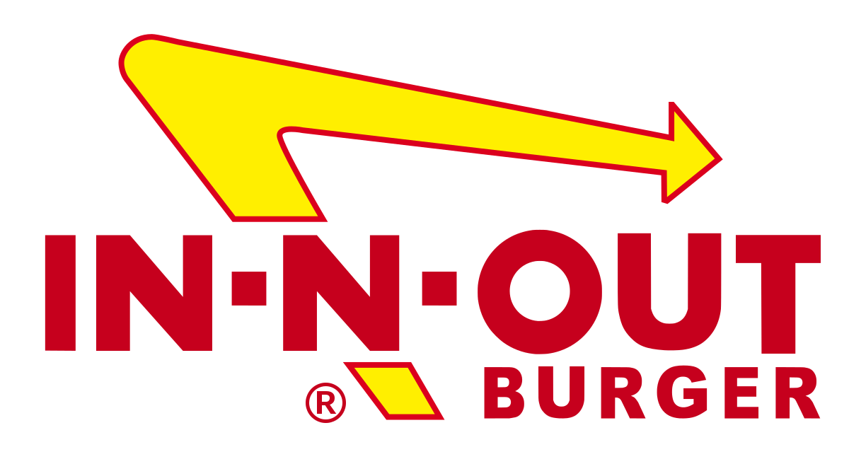 Red and Yellow Burger Logo - In N Out Burger
